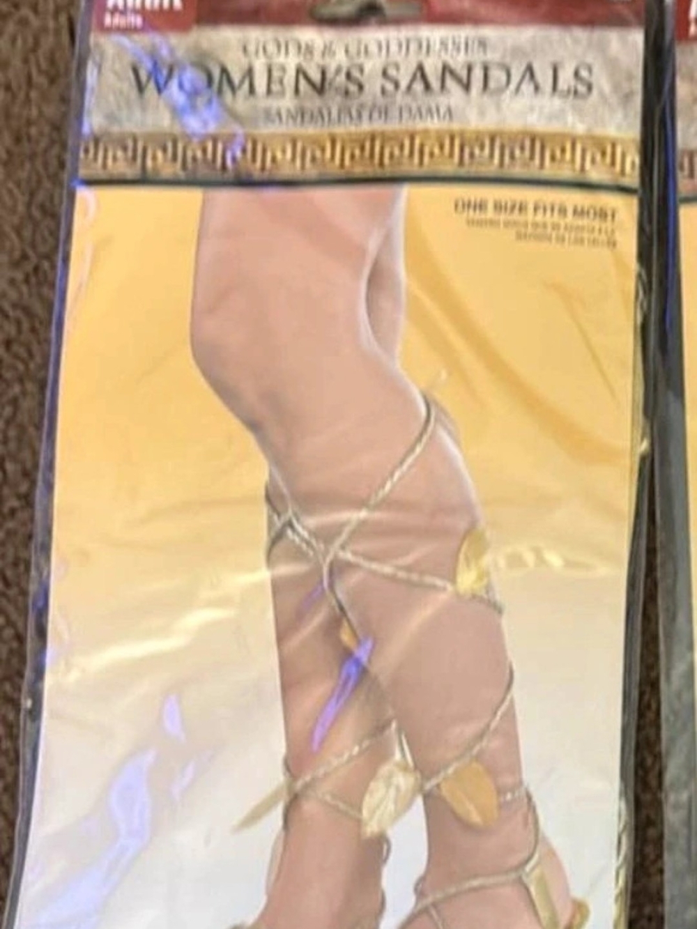 Women’s Gold Strappy Gladiator Sandals - Unbranded